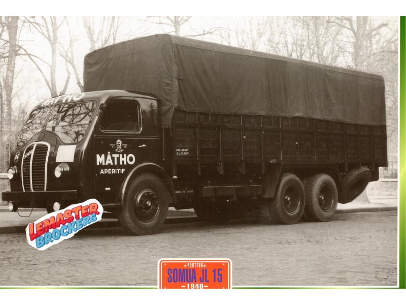 FICHE COLLECTION CAMION SOMUA JL15 1948