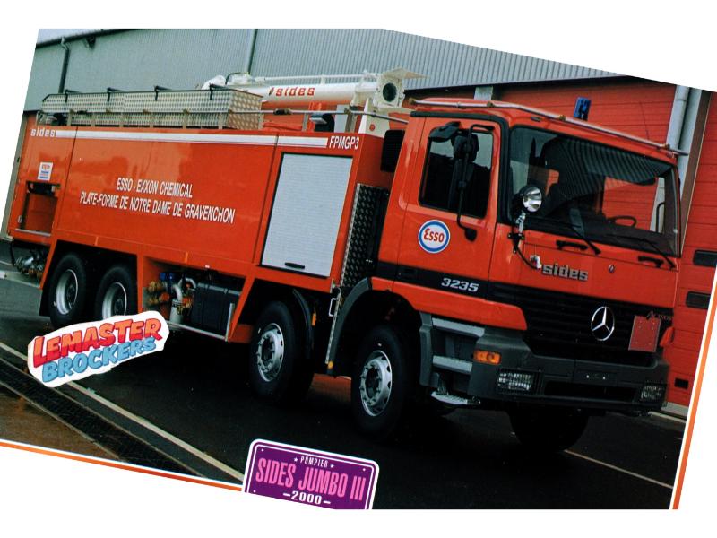 FICHE COLLECTION CAMION POMPIER SIDES JUMBO III 2000