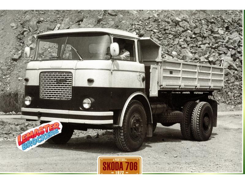 FICHE COLLECTION CAMION SKODA 706 1972