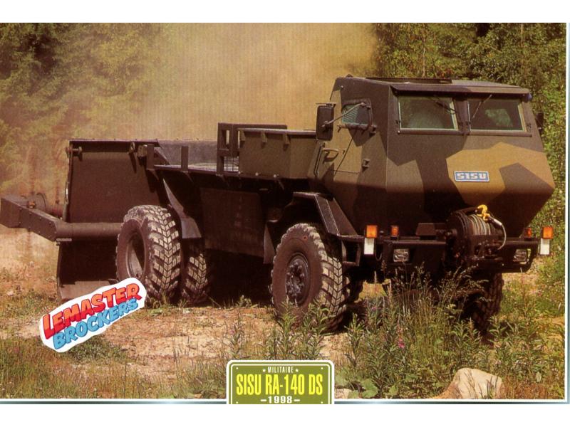 FICHE COLLECTION CAMION MILITAIRE SISU RA-140 DS 1998