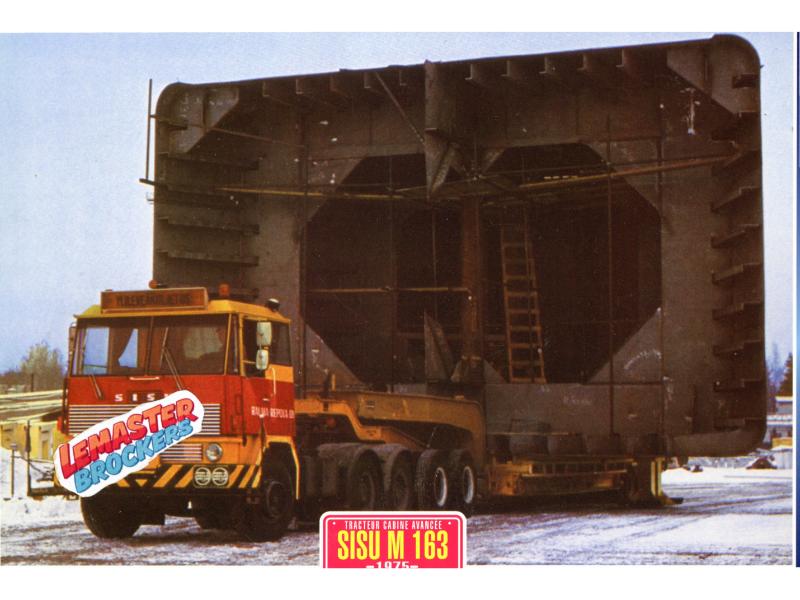 FICHE COLLECTION CAMION SISU M163 1975