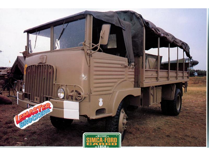 FICHE COLLECTION CAMION SIMCA FORD CARGO 1956