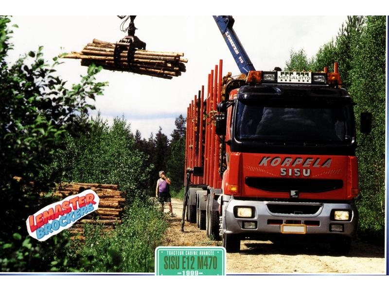 FICHE COLLECTION CAMION SISU E12 M470 1999