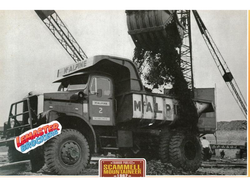 FICHE COLLECTION CAMION SCAMMELL MOUNTAINEER 1962