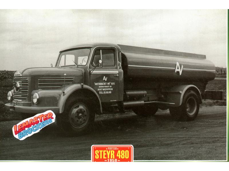 FICHE COLLECTION CAMION STEYR 480 1958
