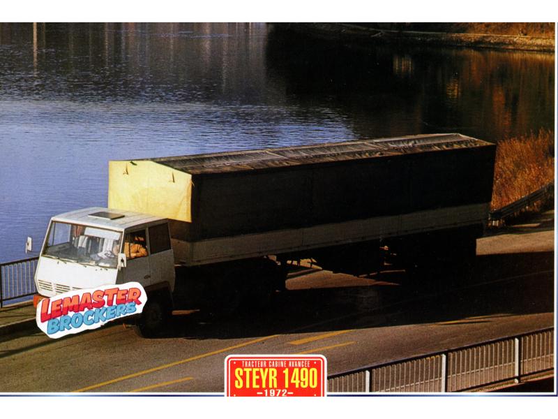FICHE COLLECTION CAMION STEYR 1490 1972