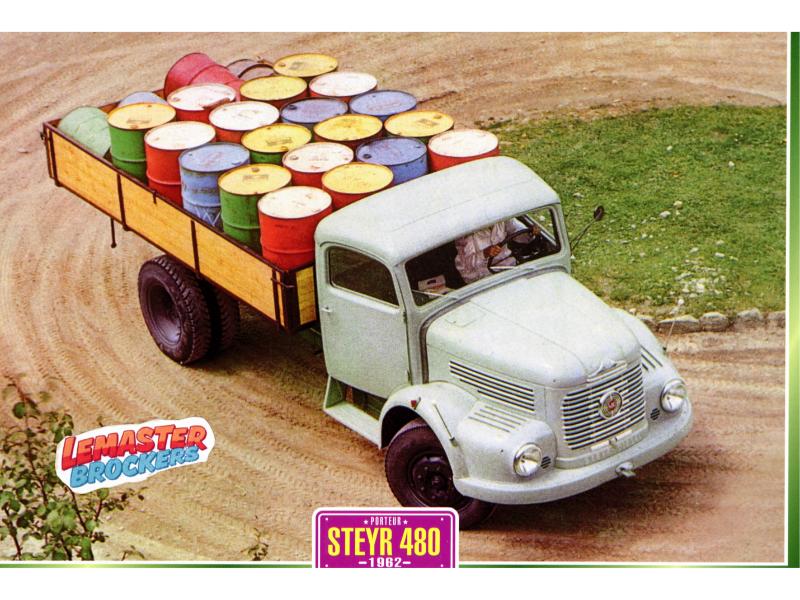 FICHE COLLECTION CAMION STEYR 480 1962