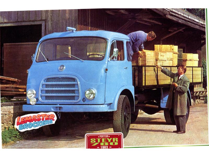 FICHE COLLECTION CAMION STEYR 780 1963