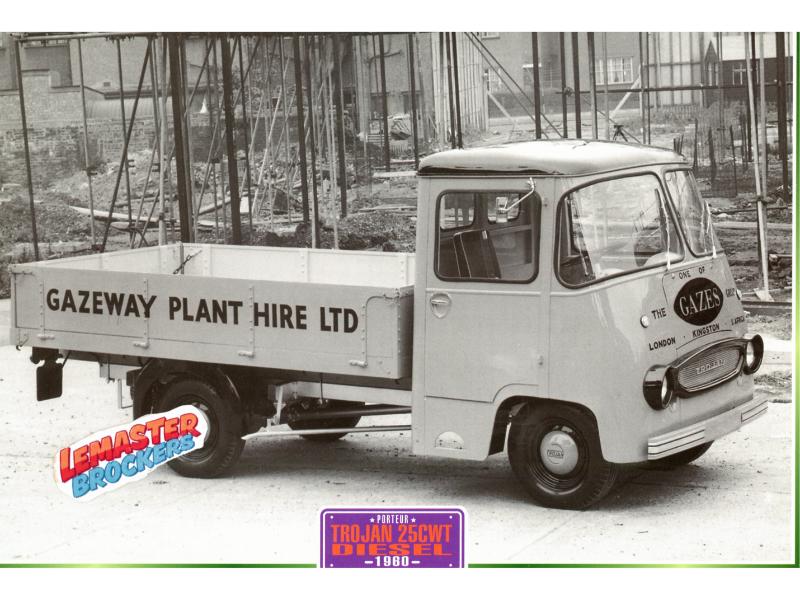 FICHE COLLECTION CAMION TROJAN DIESEL 1960