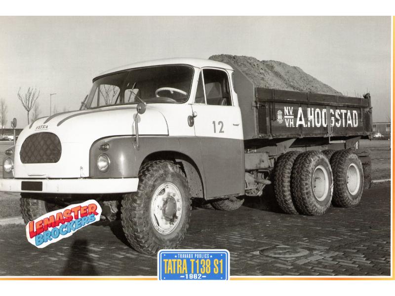 FICHE COLLECTION CAMION TATRA T138 S1 1962