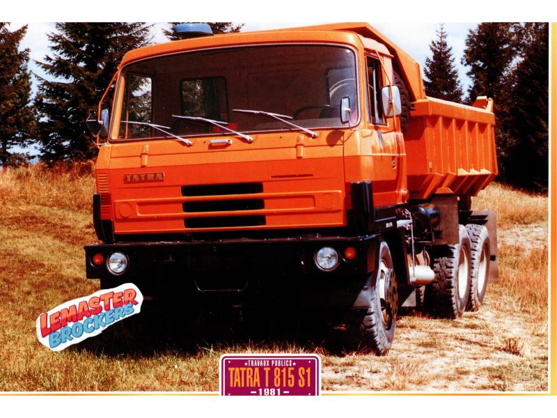 FICHE COLLECTION CAMION TATRA T 815 S1 1981