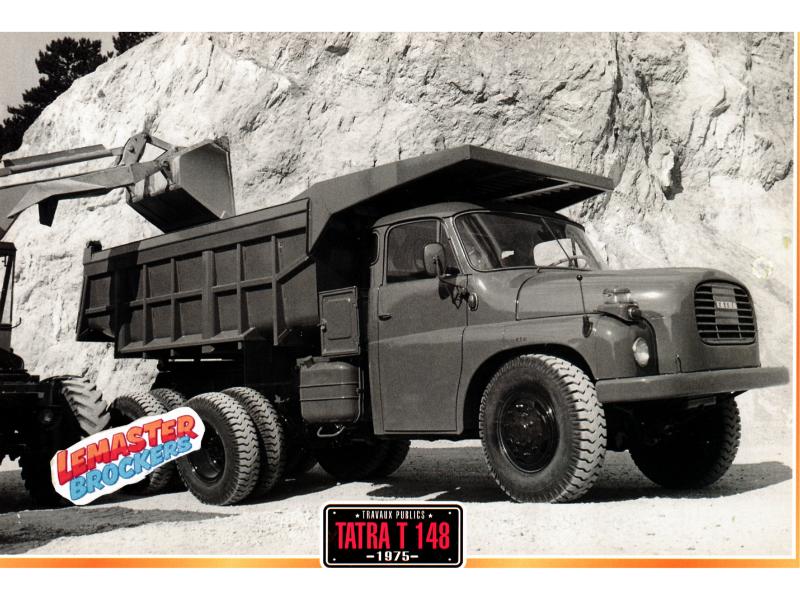 FICHE COLLECTION CAMION TATRA T148 1975