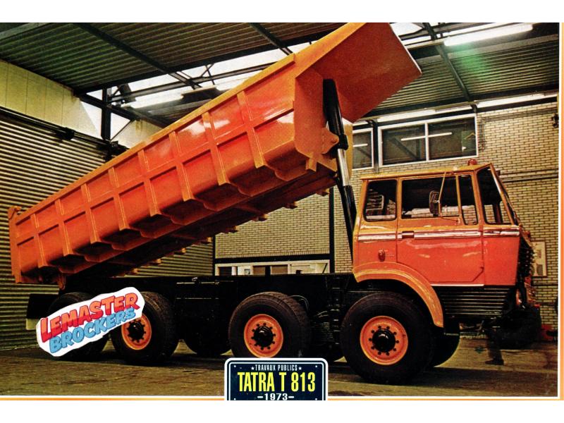 FICHE COLLECTION CAMION TATRA T813 1973