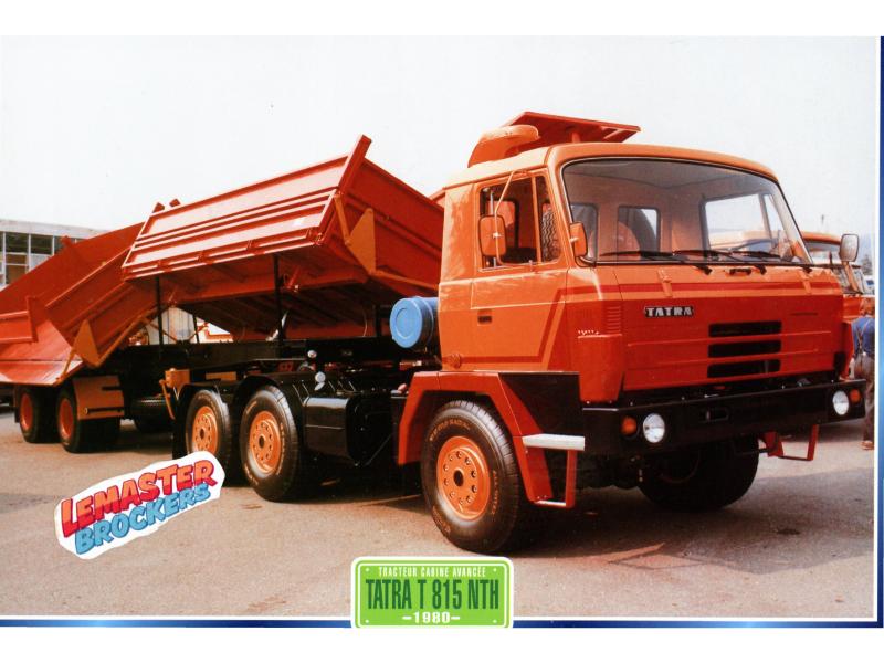 FICHE COLLECTION CAMION TATRA T815 NTH 1980