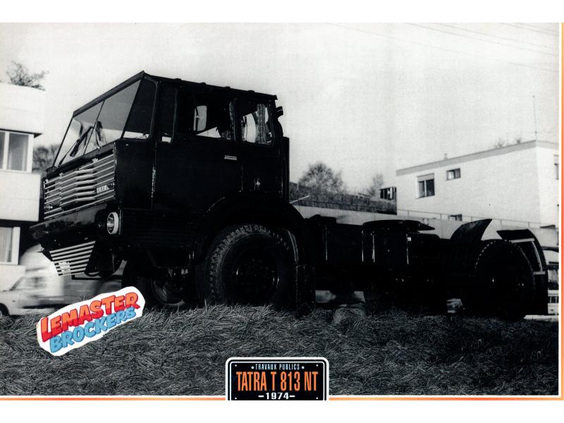 FICHE COLLECTION CAMION TATRA T813 NT 1974
