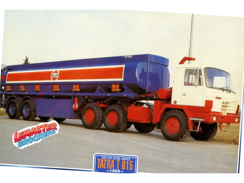 FICHE COLLECTION CAMION TATRA T 815 1988