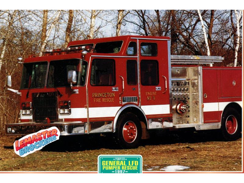 FICHE POMPIER CAMION GENERAL LFD GENERAL LFD PUMPER RESCUE 1997