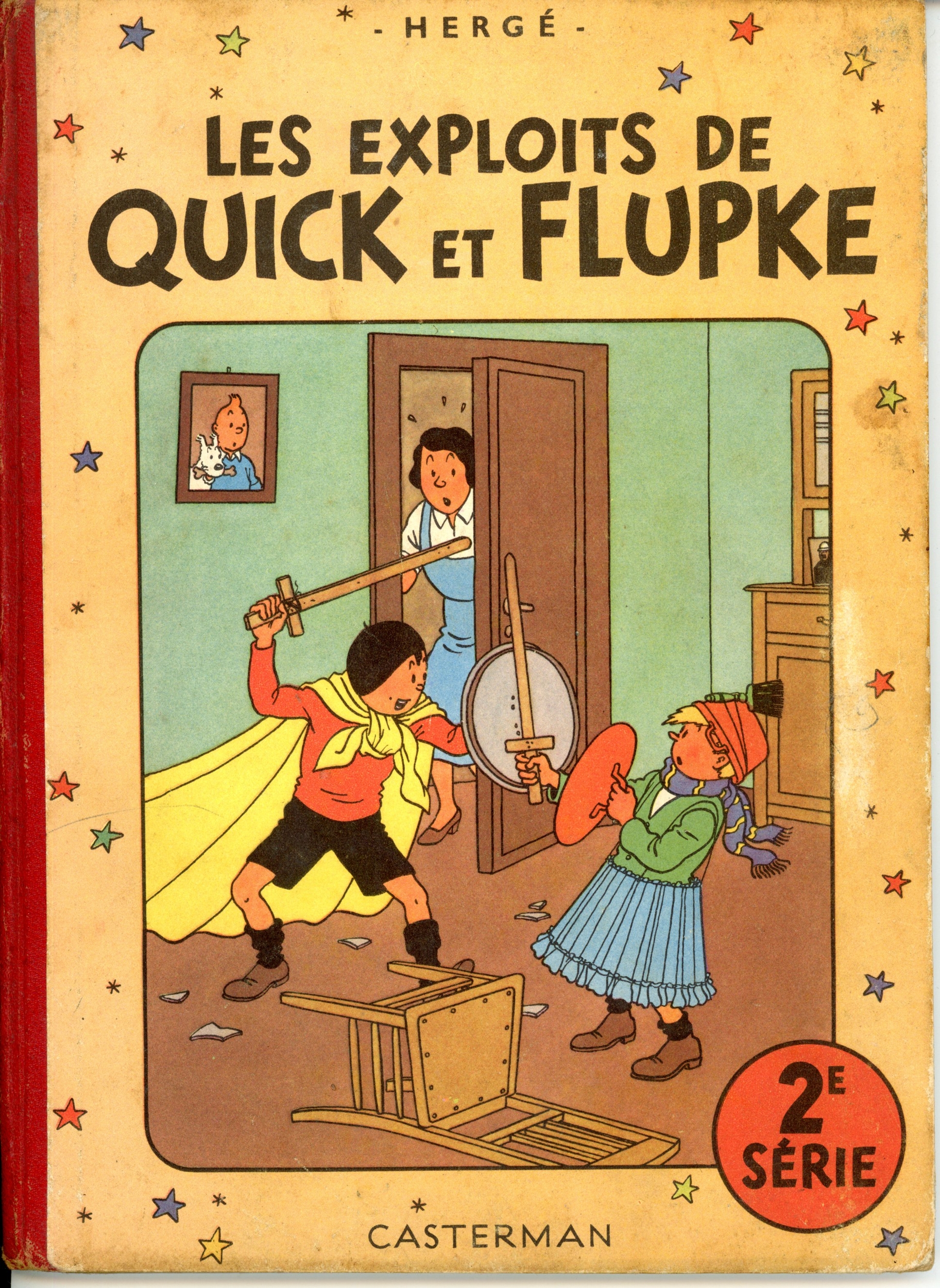 QUICK ET FLUPKE EO 1949 - TOME 2 - HERGE - 2E PLAT B2