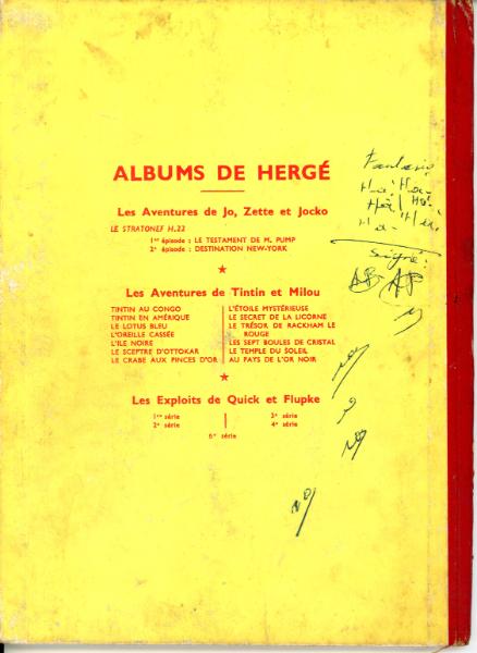 QUICK ET FLUPKE EO 1951 - TOME 4 - HERGE - B5