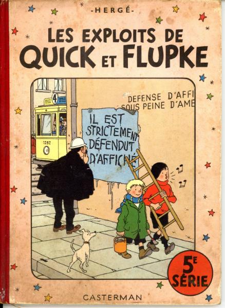 BD QUICK ET FLUPKE EO 1951 - TOME 4 - HERGE - B5