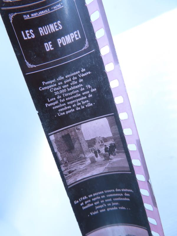 FILM PATHÉORAMA – LES RUINES DE POMPÉI
