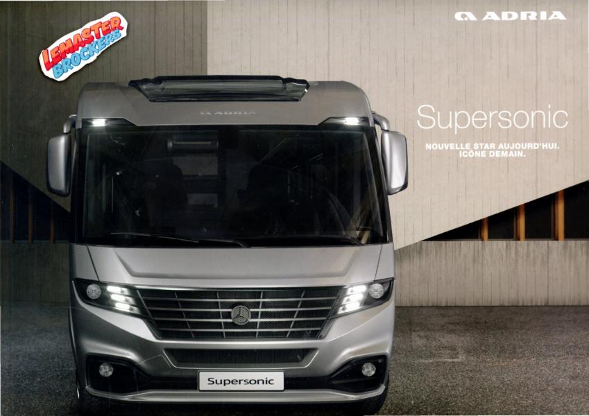 CATALOGUE ADRIA SUPERSONIC – BROCHURE ORIGINALE 2023