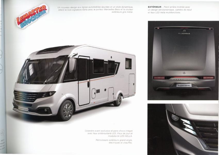 CATALOGUE ADRIA SUPERSONIC – BROCHURE ORIGINALE 2023