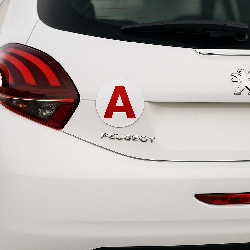 DISQUE A JEUNE CONDUCTEUR PEUGEOT 208