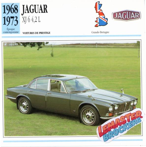 FICHE JAGUAR XJ6 4.2 1968 1973