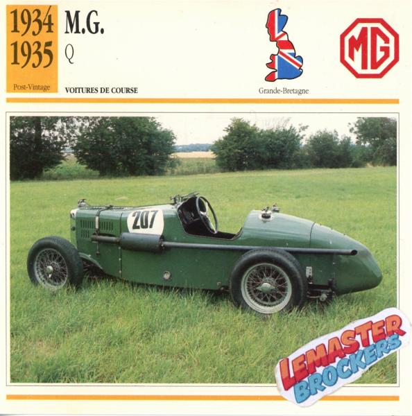 FICHE MG Q 1934 1935
