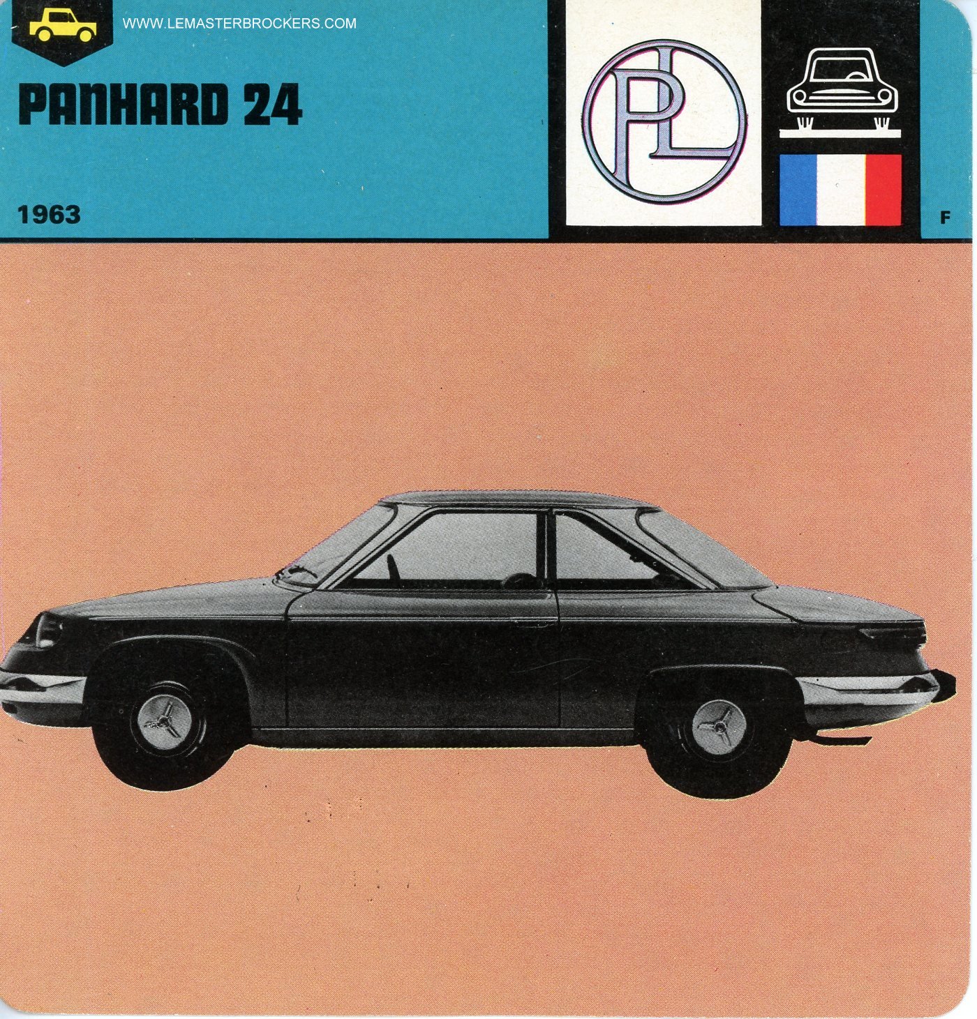 FICHE PANHARD 24  1963