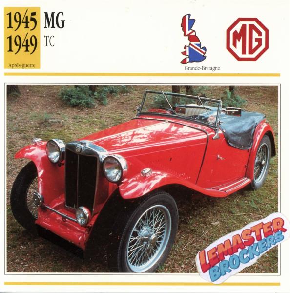 FICHE MG TC 1945 1949