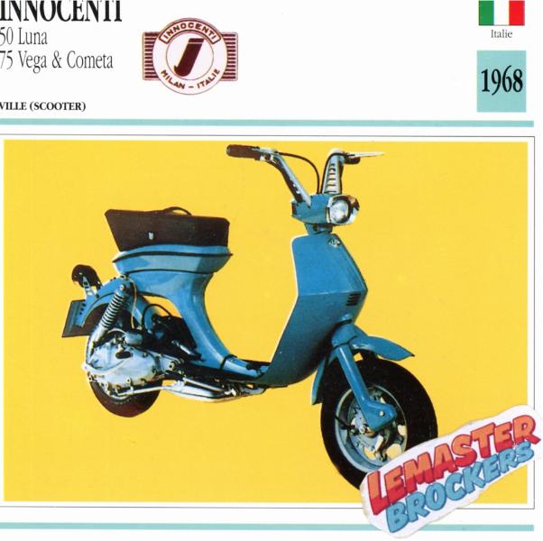 FICHE INNOCENTI 50 LUNA 75 VEGA COMETA