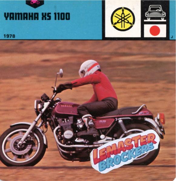 FICHE YAMAHA XS 1100 1978 - FICHE MOTO