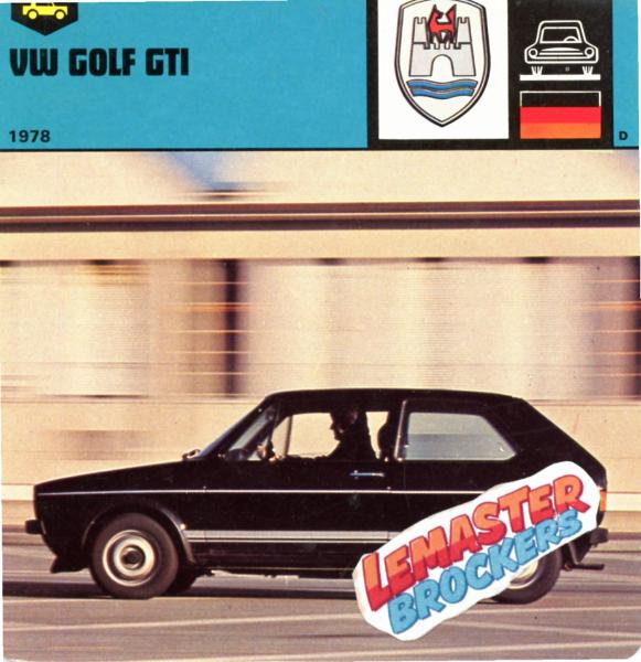 FICHE VW GOLF GTI 1978 - FICHE AUTO