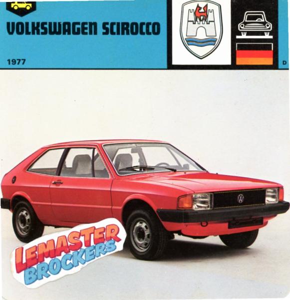 FICHE VOLKSWAGEN SIROCCO 1977