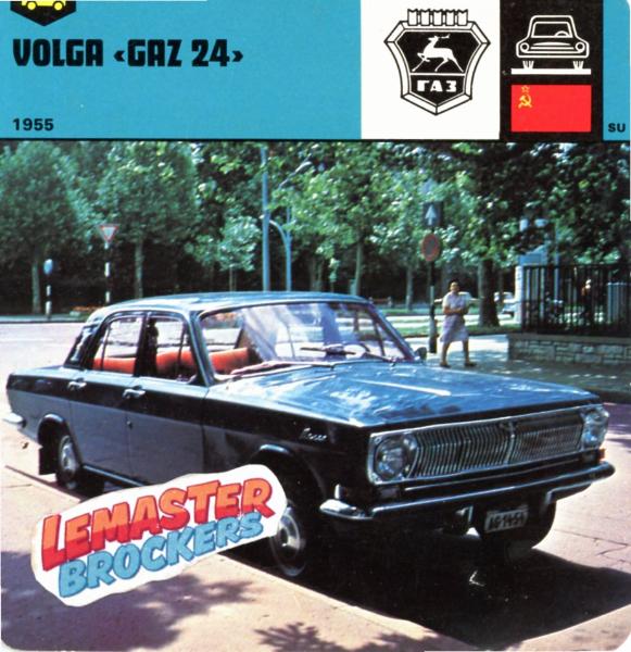 FICHE VOLGA GAZ 24 1955