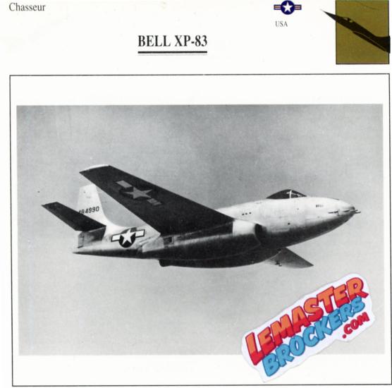 FICHE BELL XP-83