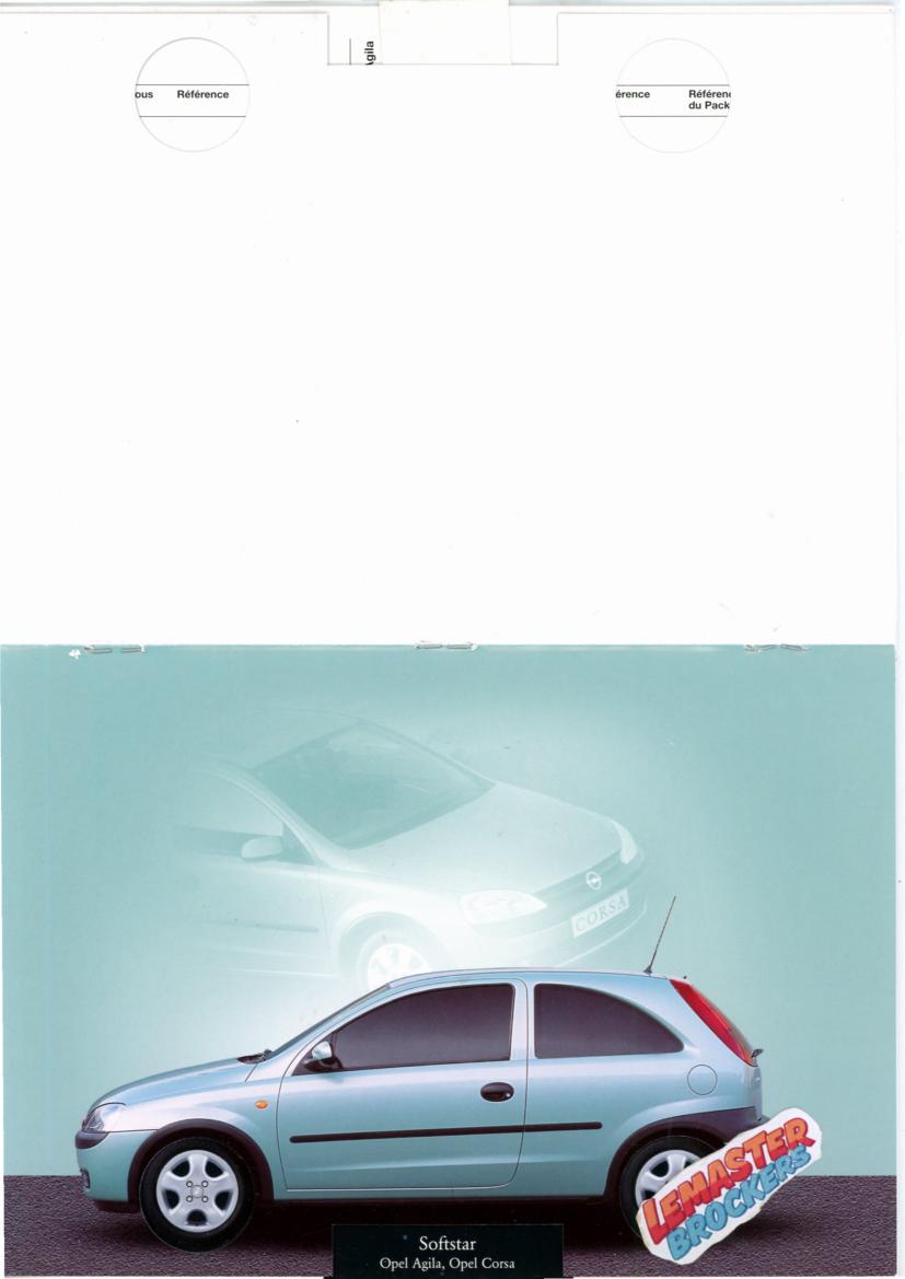 BROCHURE OPEL JANTES ALLIAGE CORSA