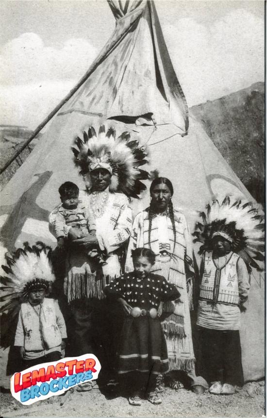 INDIANS IN BRUSSELS WORLD FAIR 1935 - FRANÇOIS CHLADIUK