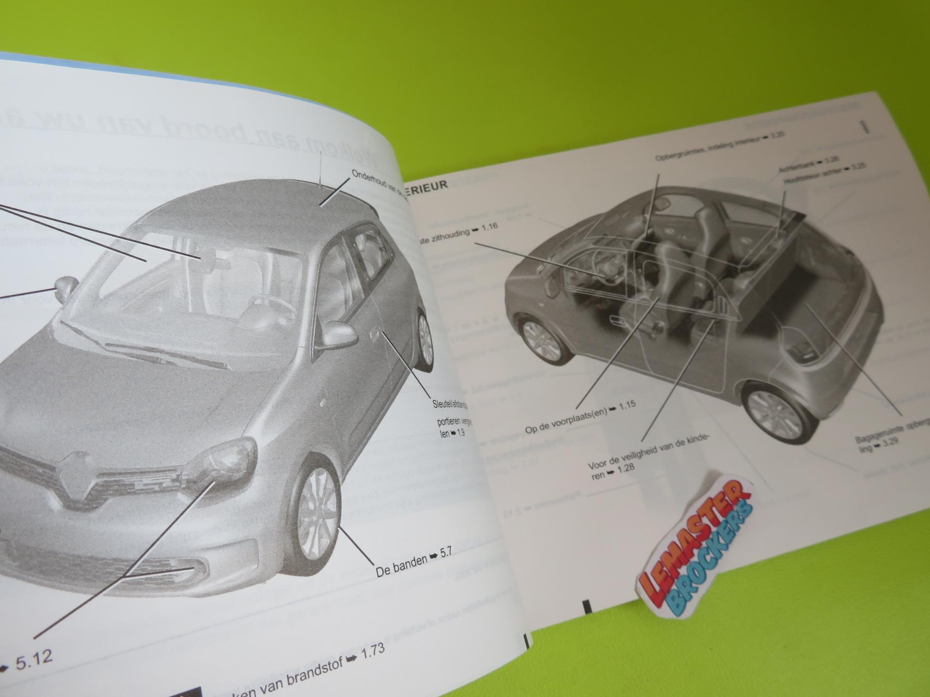 MANUEL RENAULT TWINGO 2   CARNET (NÉERLANDAIS)