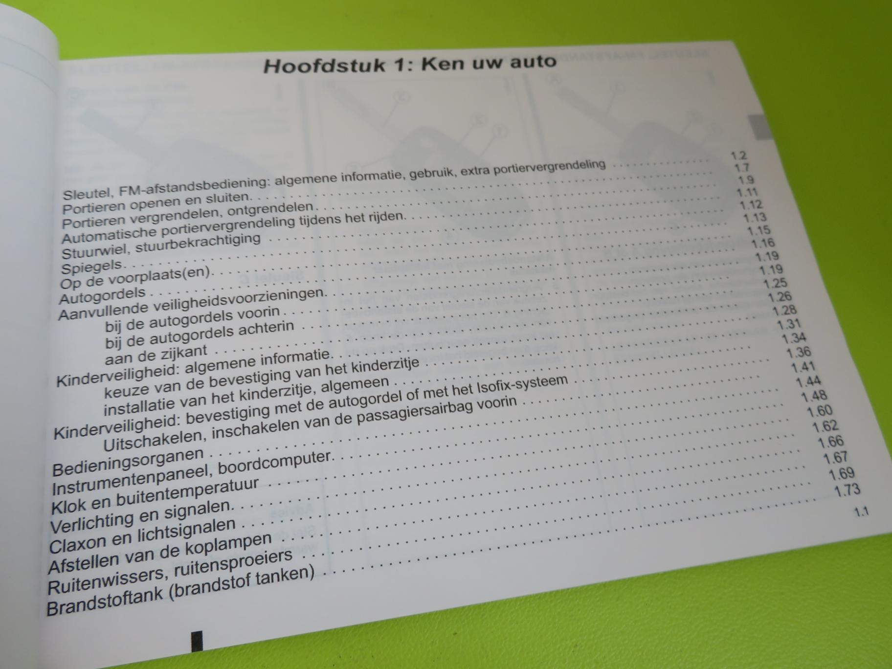 MANUEL RENAULT TWINGO 2   CARNET (NÉERLANDAIS)