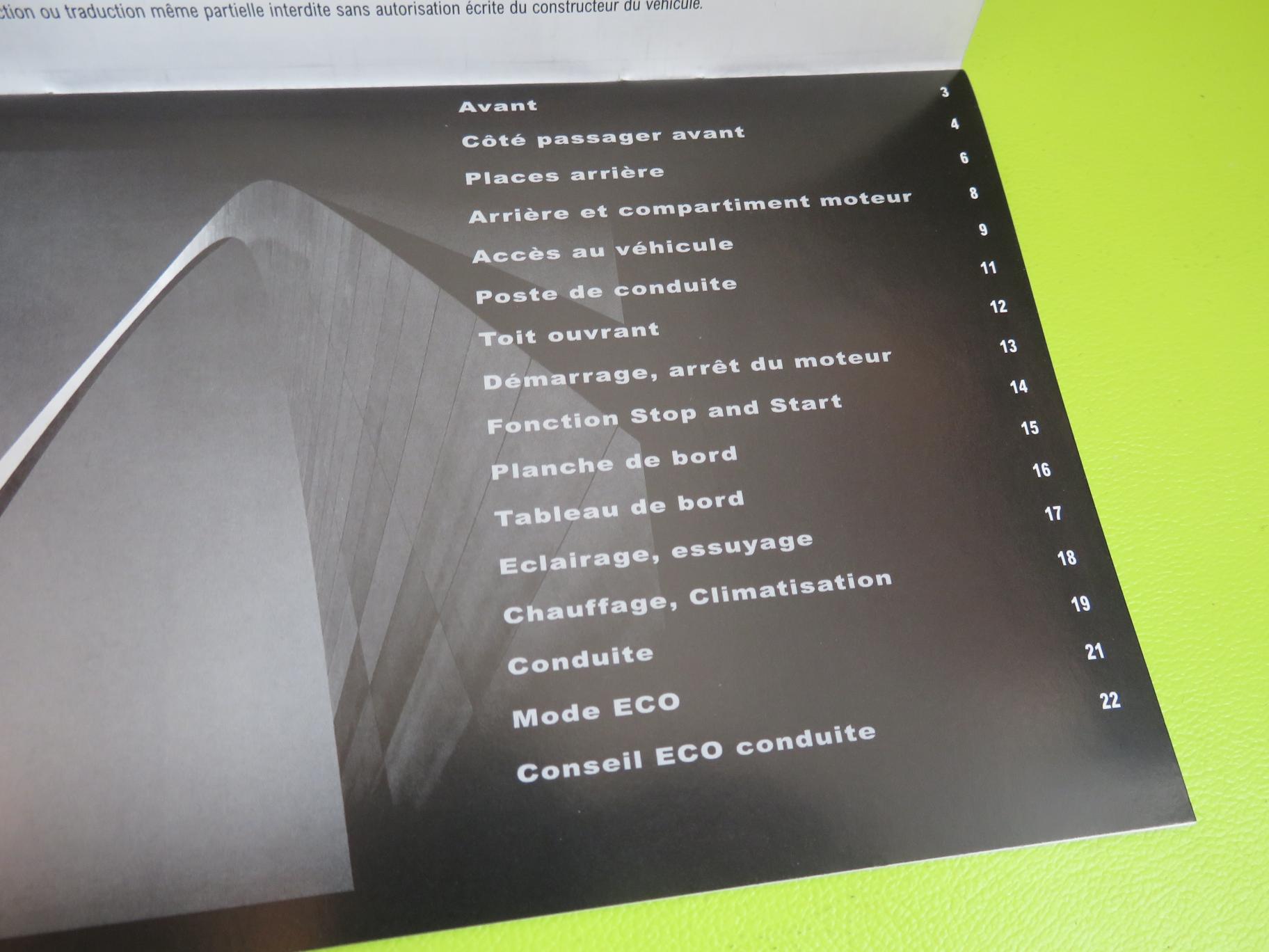 CARNET REPÈRES RENAULT TWINGO 2