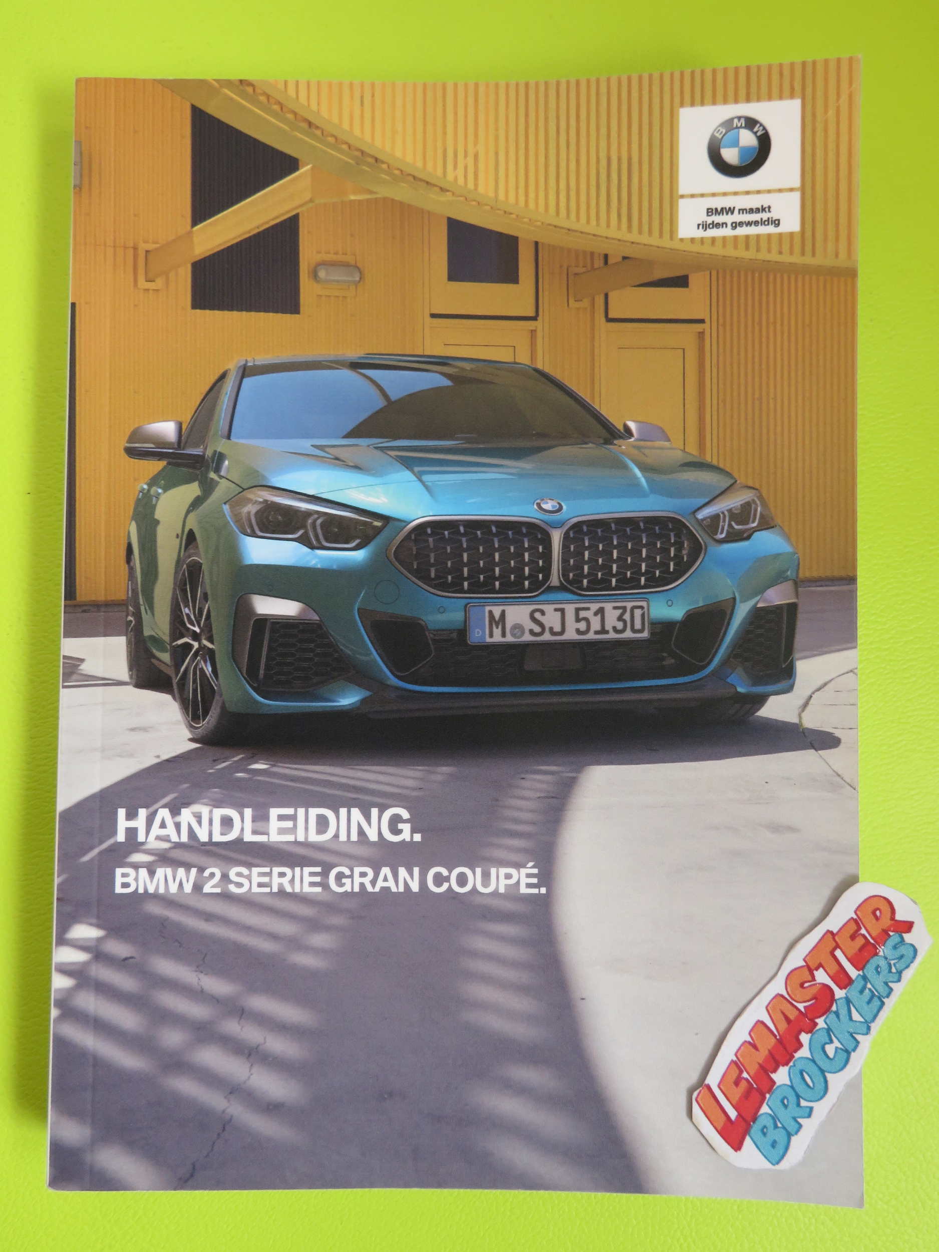 NOTICE MANUEL BMW SÉRIE 2 GRAN COUPÉ (NÉERLANDAIS) - VERSION ORIGINALE