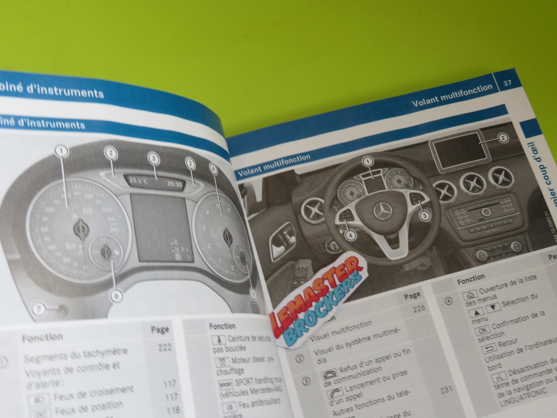 notice-mercedes-classe-a-380-pages-francais.