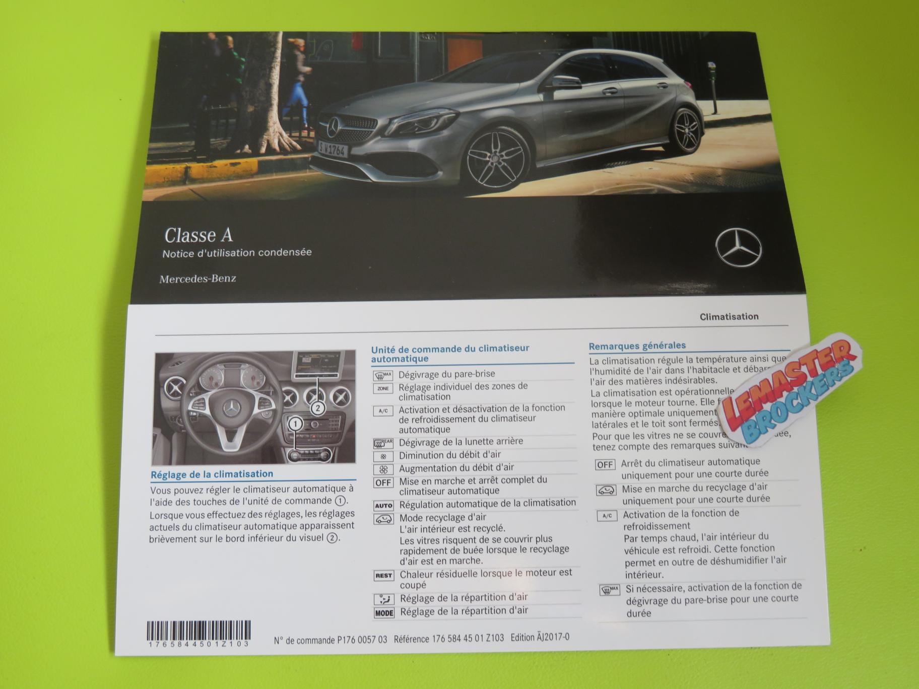 notice-condensee-mercedes-classe-a-12-pages.