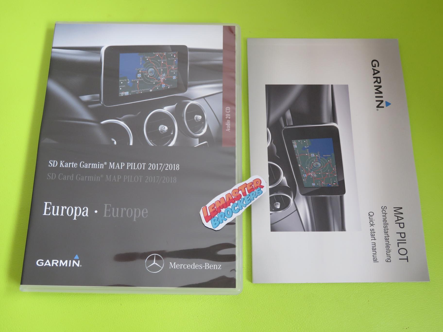 PACK GARMIN MAP PILOT 2017/2018 MERCEDES-BENZ (SANS CARTE SD)   CD   NOTICE