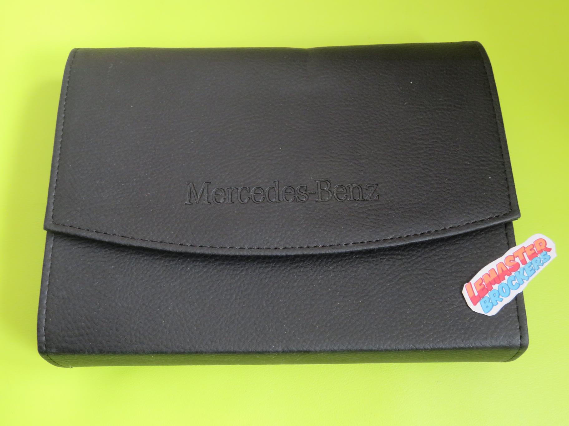 POCHETTE ORIGINALE MERCEDES POUR NOTICE / MANUEL DUTILISATION