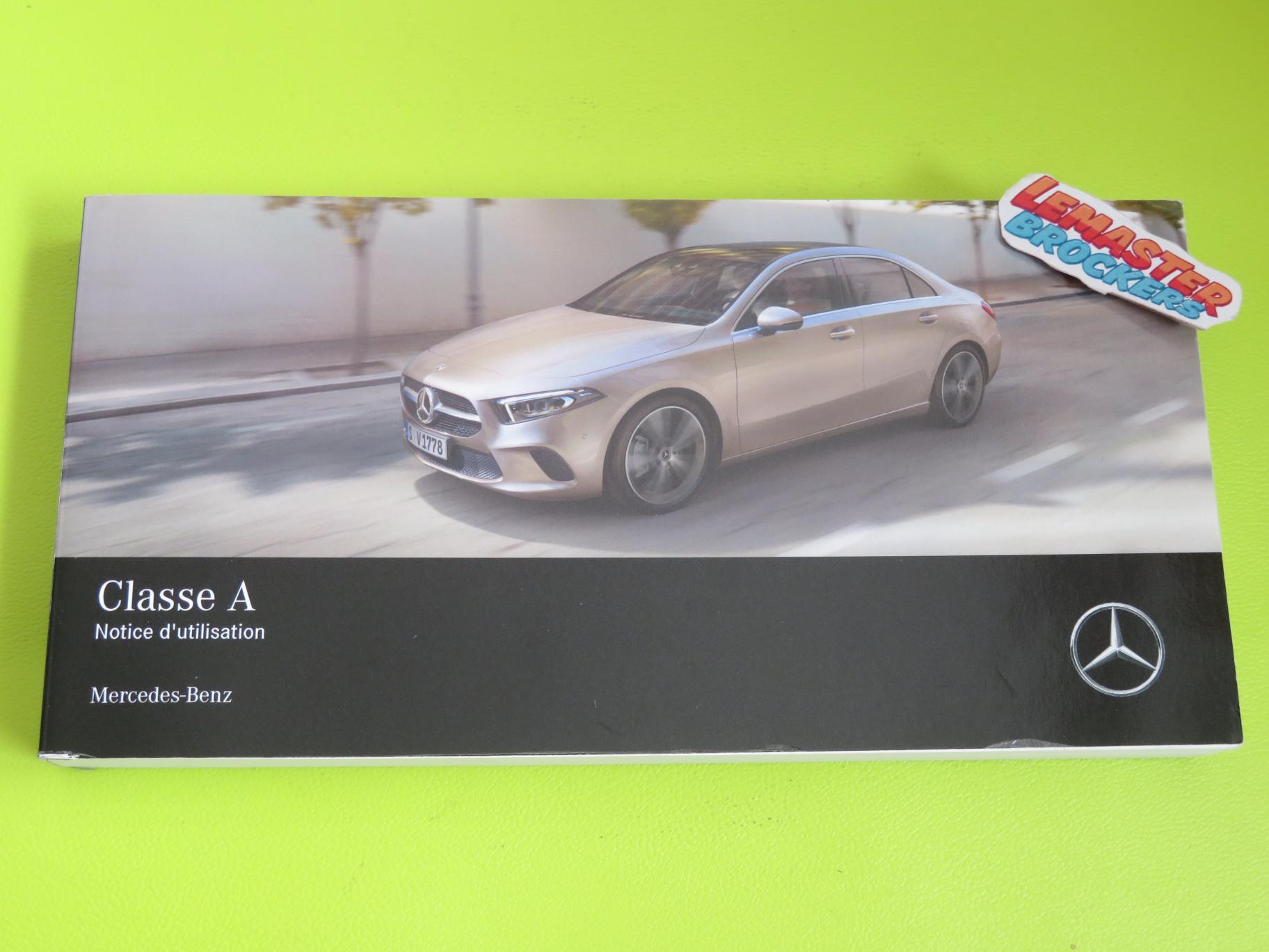 NOTICE DUTILISATION MERCEDES CLASSE A 2021