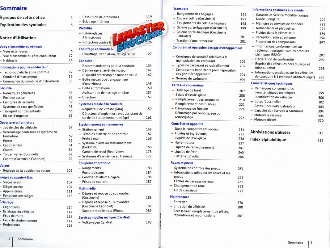 notice-vw-coccinelle-cabriolet-edition-07-2017-francais-329-pages
